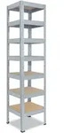 shelfplaza PRO 230x50x50 cm Schwerlastregal in verzinkt mit 7 B&ouml;den und 142 kg