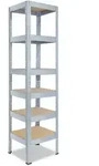 shelfplaza PRO 230x60x60 cm Schwerlastregal in verzinkt mit 6 B&ouml;den und 166 kg