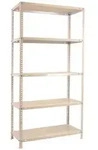 PROREGAL Schraubregal PANDA TALL | HxBxT 200x80x30cm | 6 Fachb&ouml;den | Fachlast 100kg