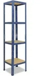 shelfplaza HOME 180x50x50 cm Schwerlastregal in blau mit 4 B&ouml;den und 175 kg...