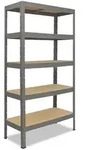 shelfplaza PRO 180x100x30 cm Schwerlastregal in grau mit 5 B&ouml;den und 200 kg...