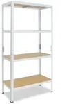 shelfplaza HOME 200x120x60 cm Schwerlastregal in wei&szlig; mit 4 B&ouml;den und 175 kg