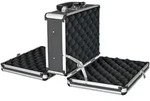 HMF 14411-02 Alu Transportkoffer, Doppelseitig, 31 x 26 x 15 cm, Schwarz