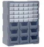 Multi-Schubladen-Organizer | vidaXL : Farbe - Grau