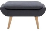 vidaXL Hocker Stoffbezug 73 x 43 x 42 cm Dunkelgrau