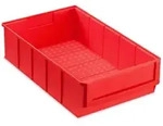 PROREGAL Rote Industriebox 300 B | HxBxT 8,1x18,3x30cm | 3,4 Liter|...