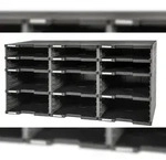 Exacompta 385714D 1x MODULODOC 12 leere F&auml;cher (6 Normal + 6 Jumbo) ECOBlack -
