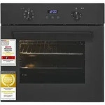 Exquisit Einbaubackofen, 67 Liter, 8 Funktionen, LED-Display, Grillrost & Backblech,