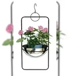DanDiBo Blumenampel Innen Metall Wand H&auml;ngepflanzen 67 cm 96083 L mit Topf...