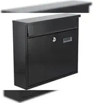 TRIZERATOP Briefkasten 310x360x100mm schwarz