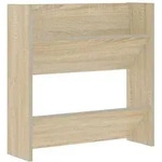 vidaXL Wand-Schuhschrank Sonoma-Eiche 60x18x60 cm Holzwerkstoff