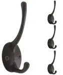 Mendler 4er-Set Garderobenhaken HWC-C75, Haken Wandhaken Kleiderhaken Set