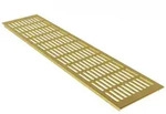 MS Beschl&auml;ge L&uuml;ftungsgitter Aluminium Stegblech Heizungsdeckel b 130mm x L...