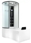 AcquaVapore Kombination Badewanne Dusche K55-R03 Duschtempel 100x170 cm