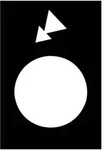 10 Stk. Schneider Electric Symbolschild ZB2BY2968