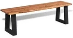 vidaXL Sitzbank Akazienholz Massiv 160 cm