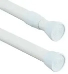 Relaxdays Teleskopstange, 110&ndash;200 cm, Klemmstange f&uuml;r Duschvorhang, Gardine,