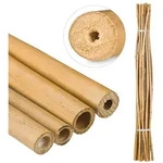 Relaxdays Bambusst&auml;be 150cm, aus nat&uuml;rlichem Bambus, 25 St&uuml;ck, Bambusstangen...