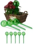 Relaxdays Bew&auml;sserungskugeln, 9er Set, HxD: 28 x 8 cm, Durstkugeln f&uuml;r Pflanzen, je