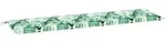 vidaXL Gartenbank-Kissen Floral Gr&uuml;n 180 x 50 x 4 cm Oxford Stoff