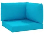 vidaXL Palettenkissen 3-tlg. Hellblau Oxford-Gewebe