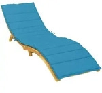 vidaXL Sonnenliegen-Auflage Blau 200x60x3 cm Oxford-Gewebe