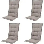 MADISON Kissen hoch Basic 4er-Set taupe