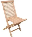 DELUKE Gartenstuhl 2er Set MATHIS - Teak, Natur | Klappstuhl Wetterfest...