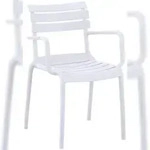 CLP Gartenstuhl Joliya Kunststoff HBT: 82x57x57 cm wei&szlig;
