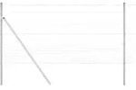 vidaXL Zaunpfosten Galvanisiert 50 x 1,2 m Stahl