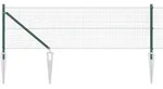 vidaXL Zaunpfosten Gr&uuml;n 10 x 0,5 m (16 x 16 mm Netz) Stahl