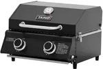 TAINO PLATINUM COMPACT DARK Tischgrill 2 Brenner Gasgrill Kompakt Camping-Grill