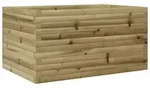 vidaXL Pflanzk&uuml;bel 90x60x45,5 cm Kiefernholz Impr&auml;gniert