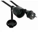 Perel Gummi-Verl&auml;ngerungskabel - 5 M - 3G2.5 - Stecker-Typ E (Franz&ouml;sisches...