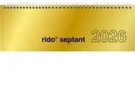 Rido Schreibtischquerkalender Septant 30,5x10,5cm 1 Woche/2 Seiten Chromolux...