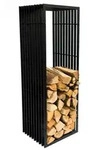 DanDiBo Kaminholzregal D-Stil 150 cm Kaminholzst&auml;nder Holzkorb Kaminholzhalter