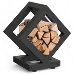 DanDiBo Kaminholzregal Innen Metall Schwarz W&uuml;rfel Quadratisch 96606...