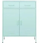 vidaXL Lagerschrank Minzgr&uuml;n 80x35x101,5 cm Stahl
