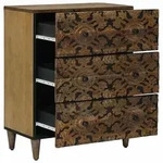 vidaXL Aufbewahrungs-Sideboard Braun 60 x 33,5 x 75 cm