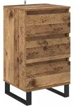 vidaXL Sideboard mit Schubladen Altholz Holzwerkstoff