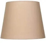 Licht-Erlebnisse Gro&szlig;er Lampenschirm f&uuml;r Stehlampe in Cappucino aus Stoff...