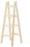 PROREGAL Wood Double Giraffe Holz-Sprossen-Stehleiter | 2x5 Sprossen | 163cm...