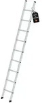 PROREGAL Sprossen-Anlegeleiter Made in Germany | 9 Sprossen | Arbeitsh&ouml;he 3,7m 