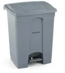HENDI Tret-Abfalleimer, AmerBox, 68L, Hellgrau, 490x410x(H)660mm