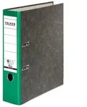 Falken 80024714 20x Recycling-Wolkenmarmor-Ordner A4, farbiger R&uuml;cken 80mm -...