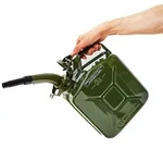 BW&reg; Kraftstoffkanister Metall Benzinkanister 5 Liter mit Ausgie&szlig;er -...
