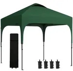 Outsunny Pop-Up-Faltpavillon UV50+ h&ouml;henverstellbar 4 Sands&auml;cke Tragetasche
