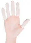 FRANZ MENSCH Fingerlinge Nitril puderfrei Weiss L&auml;nge 7 cm Gr. L 1000 St&uuml;ck