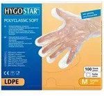 HYGOSTAR Einweghandschuhe aus LDPE Polyclassic Soft 18 my 29 cm lang Gr. L 5000
