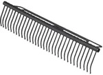 Siena Garden Gartentalente Rechen 40 Zinken 70 cm Breite, Ger&auml;tekopf aus Stahl